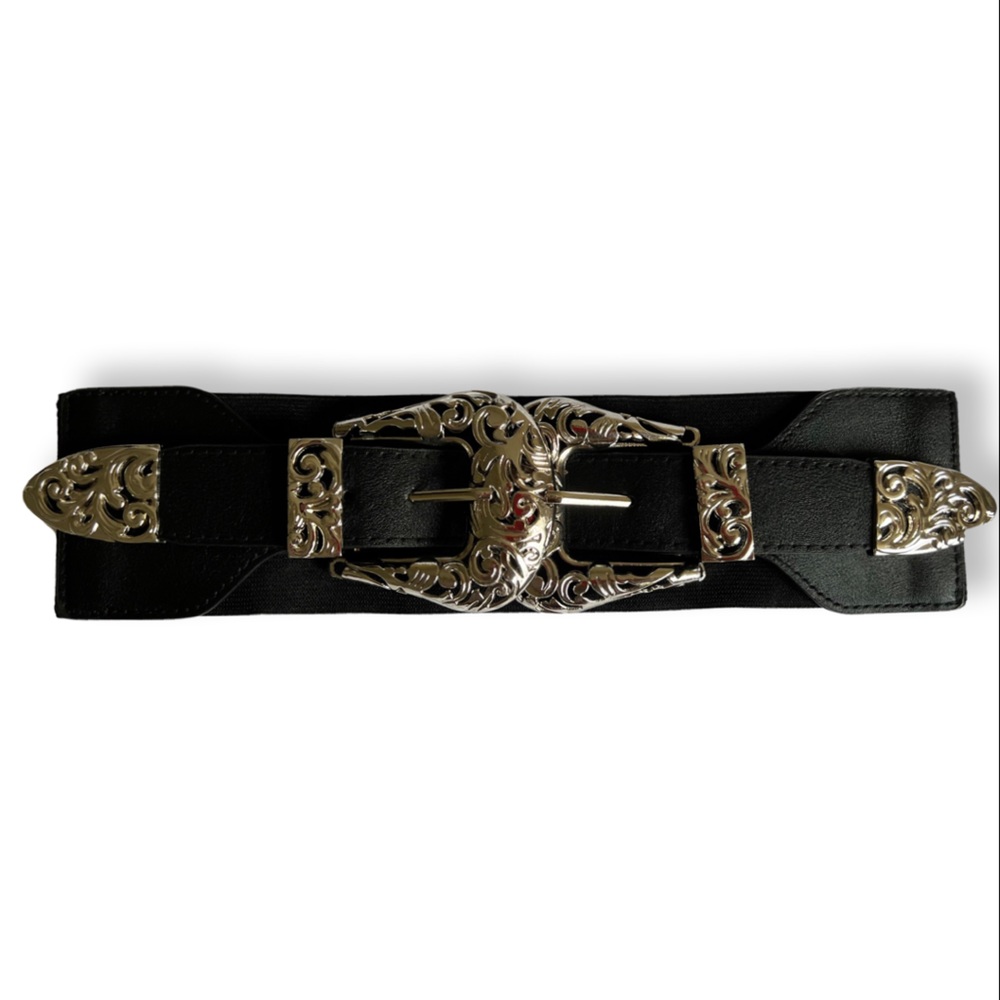 Black western belt - new, never used